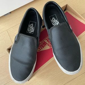 Vans Classic Slip on Black size US Women 7 Flat Shoes Slippers Loafers Sliders